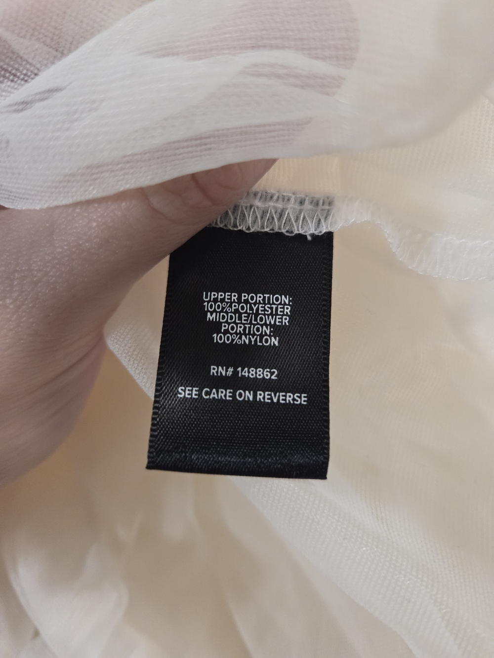 torrid Cream Retro Chic Skirt - Soft Textured Fabric - Picture 7 of 8